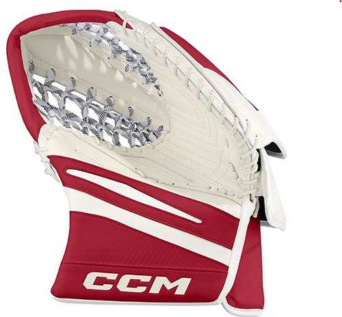 CCM Eflex 7.9 Goalie Blocker Senior Detroit white-red