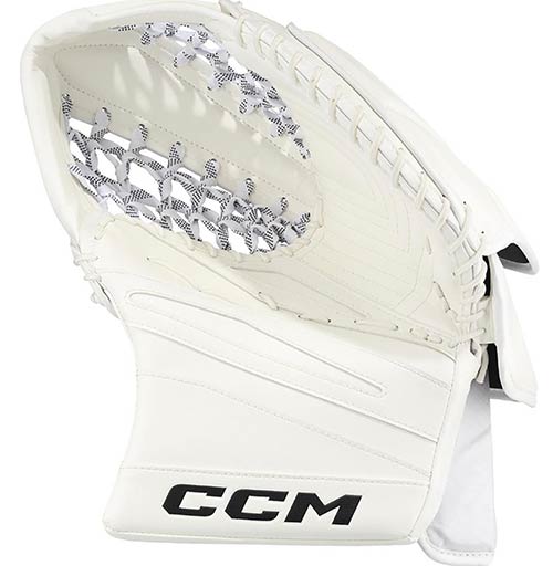 CCM EFLEX 7.9 Goalie Catcher Senior white-white