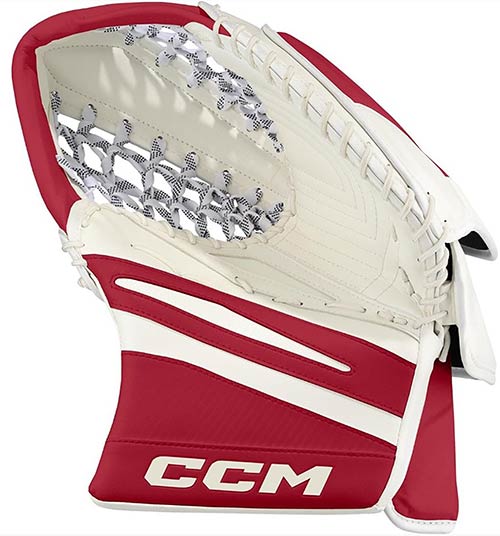 CCM EFLEX 7.9 Guanto Presa Senior Detroit bianco-rosso