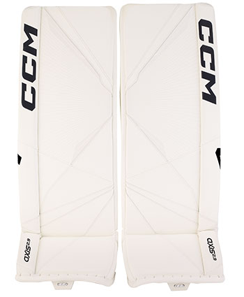 CCM Goalie Pads AXIS 2.9 Intermed White-White