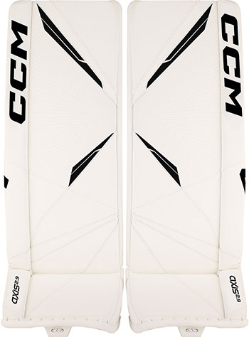 CCM Goalie Pads AXIS 2.9 Senior White-Black