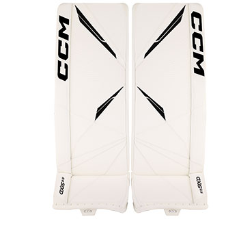CCM Målmand Benskinner AXIS 2.5 Junior White-Black