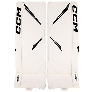 CCM Målmand Benskinner AXIS 2.9 Intermed White-Black