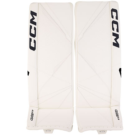 CCM Målmand Benskinner AXIS 2.9 Senior hvid-hvid