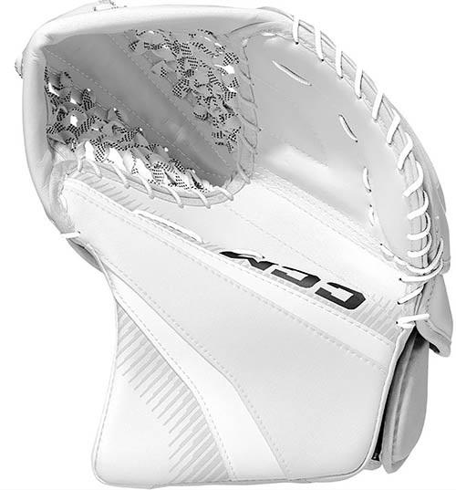 CCM Phenom Guanto Presa Junior bianco