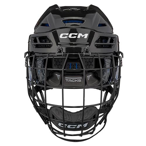 CCM Tacks 310 II Eishockey Helmcombo Junior schwarz