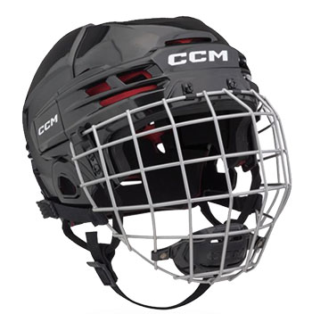 CCM Tacks 70 casco con griglia giovent nero