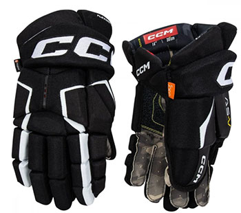 CCM Tacks AS-V handske Junior svart-hvid