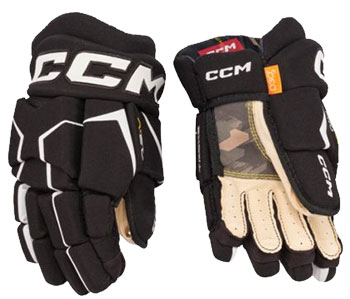 CCM Tacks AS-V Pro guanti giovent nero-bianco