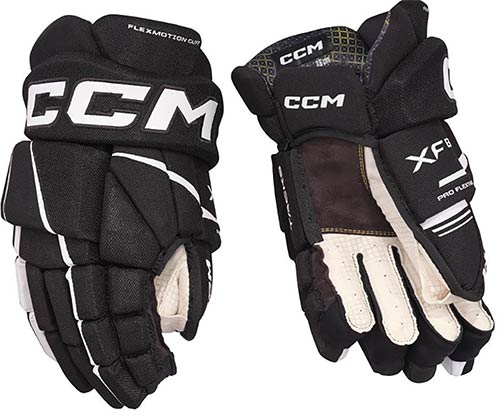 CCM Tacks XF 80 rękawica Junior czarno-biały