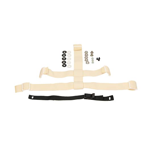 CCM Torwart Backplate Strap & Druckknopf Ersatz Set Beige