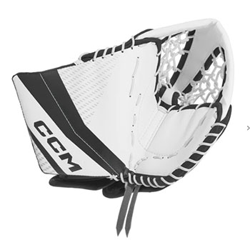 CCM YFlex Series 3 goalie catch glove white-black