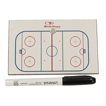 Conseil tactique partenaire sportif Hockey sur glace 8 x12cm