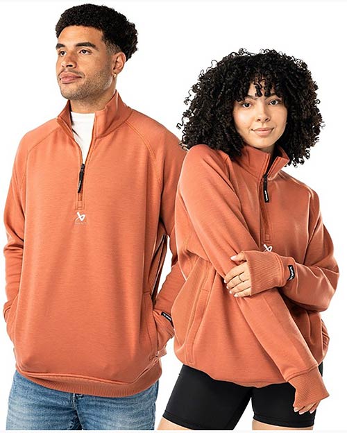 Felpa Bauer FLC 1/4 Zip Senior Cedar