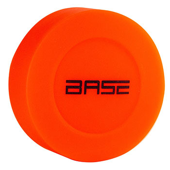 Gulv-/gadehockeypuck (flad og blød) orange