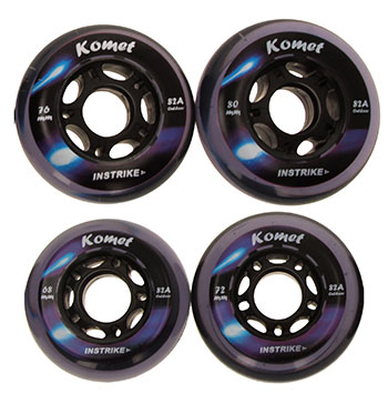 Instrike Komet 82A à l'extérieur Rôle Jeu de 4 roues d'extér