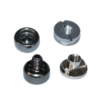 kupariruuvi ja ruuvimutteri kiinnittää hihna häkkiin