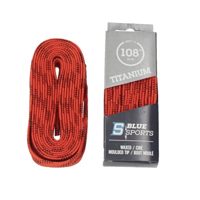 Laces waxed orange