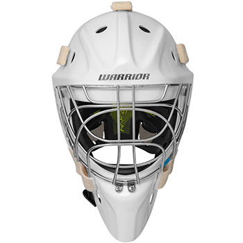 Masque de gardien de but Warrior Ritual F2 E Junior Blanc