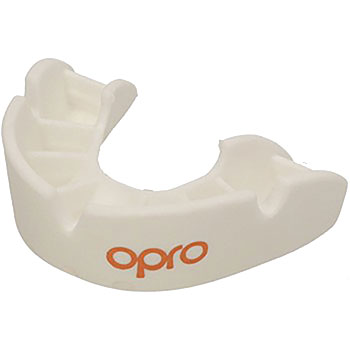 OPRO Tooth Protector Bronze Gen4 bialy Junior