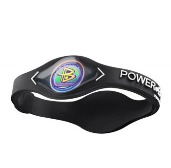 Power Balance-armband Silikone sort/hvid