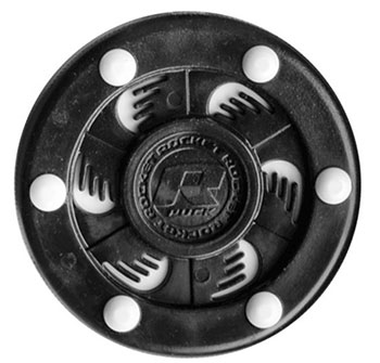 Rocket Inline Hockey Puck negro