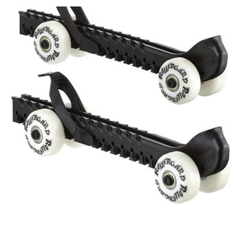 Rollerguard corredores superiores con ruedas negro