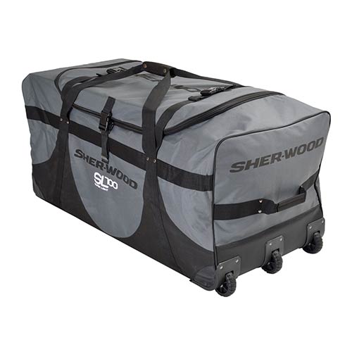 Sac à roulettes de gardien Sherwood GS950 Goalie 44" noir-gr