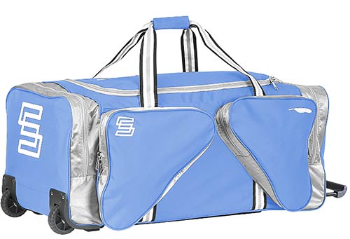 Sherwood 9950 sac à roulettes L bleu env 100x50x45 cm