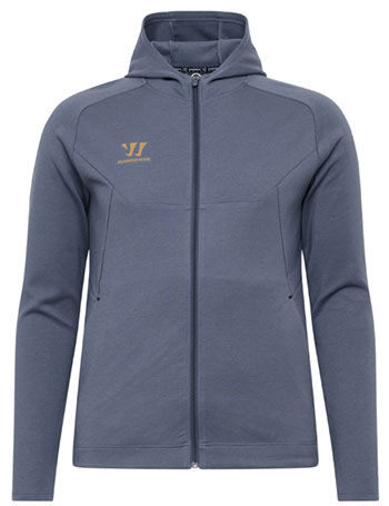 Sudadera con capucha y cremallera Warrior Aurum Travel-Gris