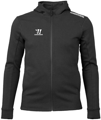 Sweat à capuche Warrior Alpha X Aspire zip Senior noir