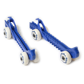 Top runners with wheels blue
