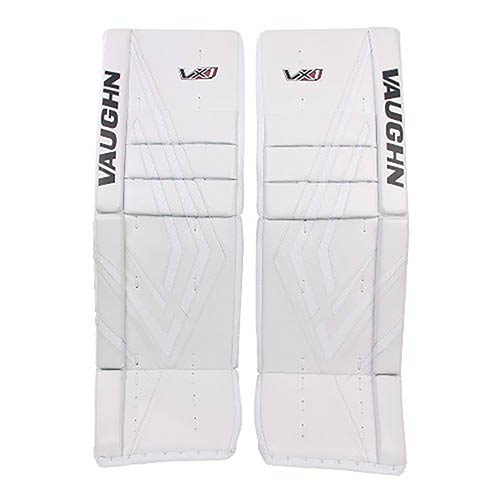 Vaughn Målmand Benskinner VX1 Pro Senior hvid