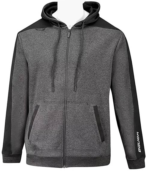 Veste de survêtement Bauer Fleece FZ Premium Anthracite Juni