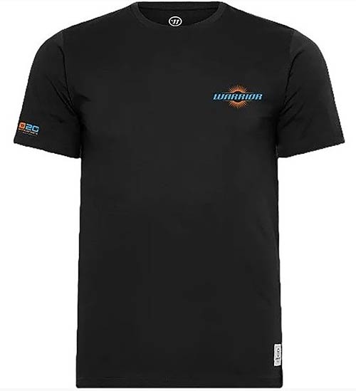 Warrior 20Th Anniversary T-shirt Senior Sort-Blå