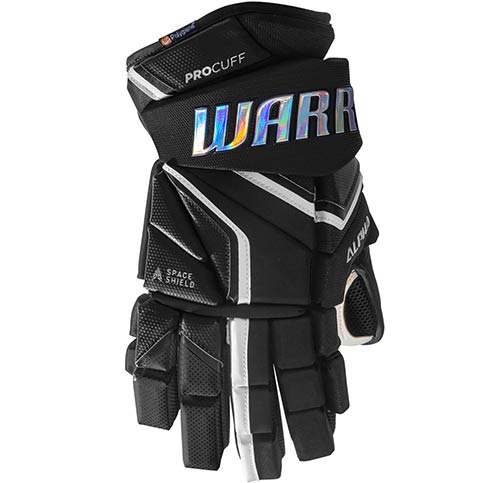 Warrior Alpha LX2 Pro Eishockey Handschuhe Bambini Schwarz