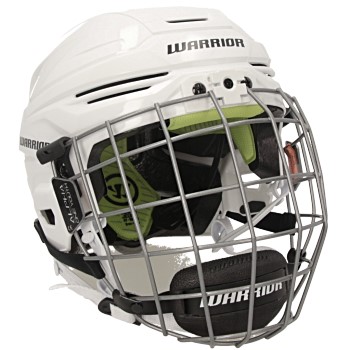 Warrior Alpha One casque Combo Enfant blanc incl. grille