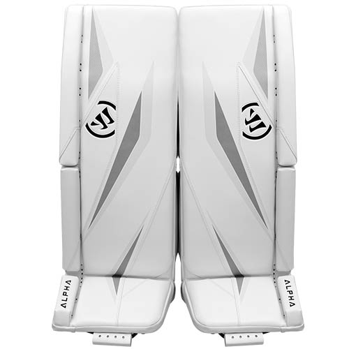 Warrior Alpha S50 jambières de gardien Senior blanc