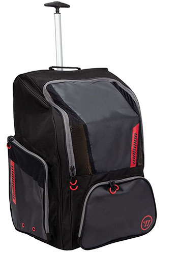 Warrior Pro Wheel Backpack Senior svart rd