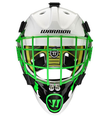 Warrior Ritual F1 Bambini Goalie Mask Neon / Green / White