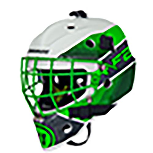 Warrior Ritual F2 E Youth Goalie naamio vihreä-valkoinen