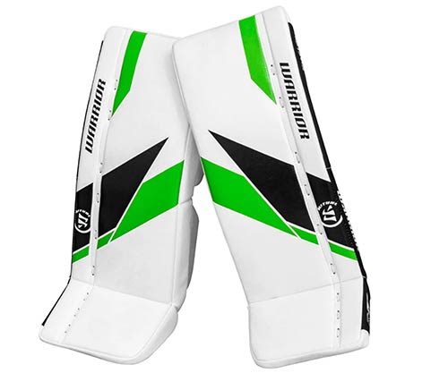 Warrior Ritual G5 goalie pad Bambini white-black-green