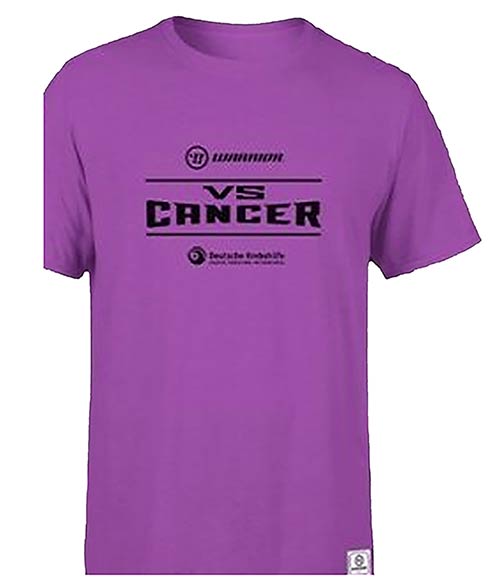 Warrior vs Cancer T-Sirt lila Senior
