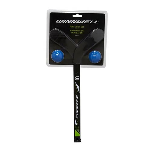 Winnwell Mini Stick Set - 2 sticks and 2 balls