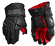 Bauer 3X guantes intermedio negro