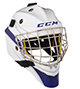 CCM Axis 1.5 goalie mask youth white-royal
