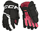 CCM NEXT Eishockey Handschuhe Junior Schwarz-Weiß