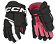 CCM NEXT Eishockey Handschuhe Bambini Schwarz-Weiß