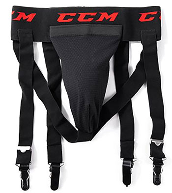CCM Jock Combo 3in1 Tiefschutz mit Straps Junior