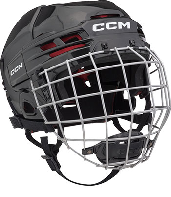 CCM Tacks 70 ishockeyhjelm med gitter Junior svart